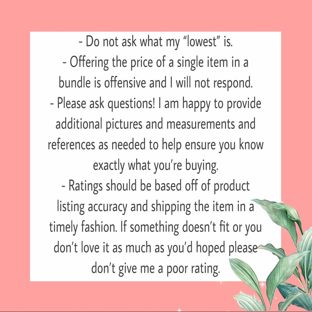 Please Read ✨ - Picture 2 of 3